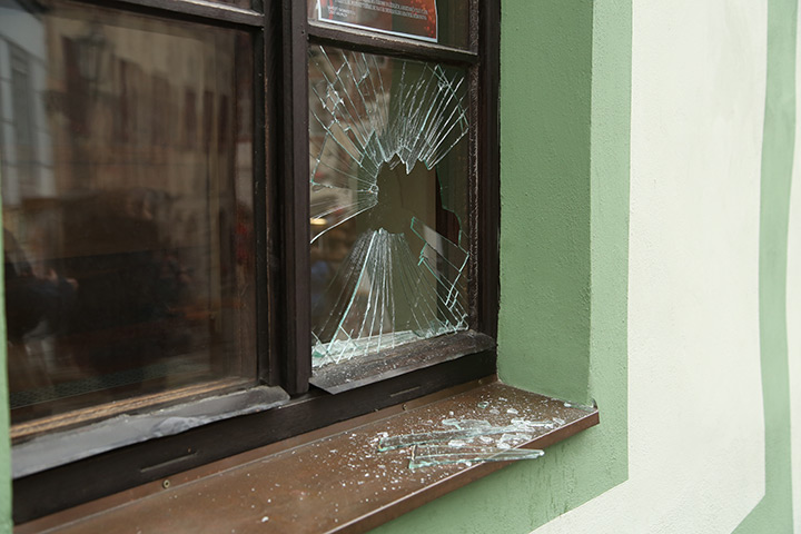 A2B Glass are able to board up broken windows while they are being repaired in Holme.